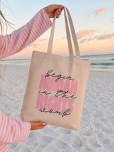 Load image into Gallery viewer, Human Rights Begin In The Womb | Pro-life Tote Bag | 100% Cotton