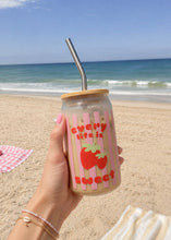 Load image into Gallery viewer, Every Life Is Sweet | Pro-Life 16oz Glass Coffee Cup (Lid + Straw Included)